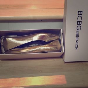 BCB Generation size 8.5 gold flats